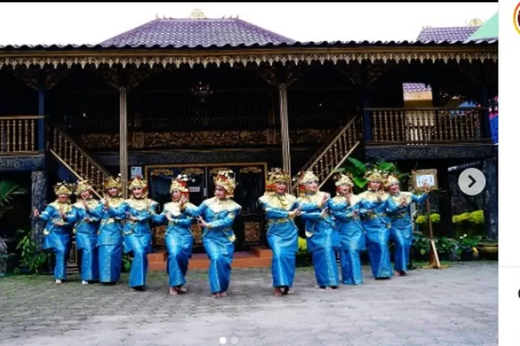 rumah limas Palembang (tangkapan layar instagram @rumahlimaspalembang)