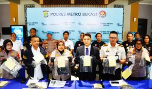 Polres Metro Bekasi Tangkap Dua Pelaku Pembunuhan WN Korea Selatan, Korban Alami 23 Luka Tusukan