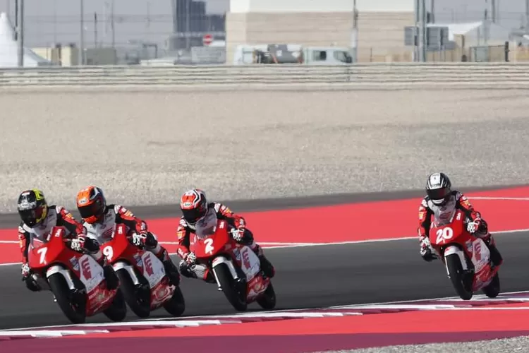 Empat pembalap binaan Astra Honda Motor akan turun di kelas FIM Moto3 World Championship 2024 seri Mandalika. (PT AHM)