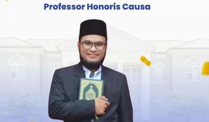Temukan Metode Alam, Guru SMAN 4 Kota Blitar Raih Gelar Profesor HC