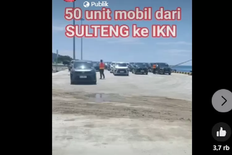 Puluhan kendaraan di kirim ke IKN. Foto: Istimewa