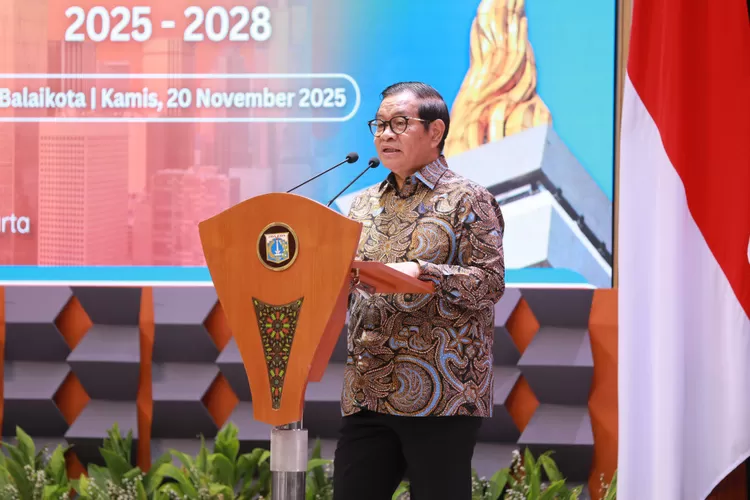 Gubernur DKI Jakarta, Pramono Anung. (Reza Pratama Putra)