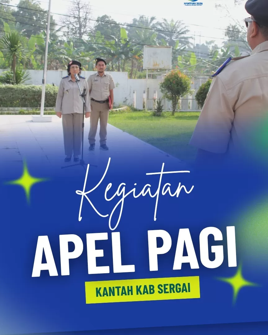 Kegiatan apel pagi ATR/BPN Sergai. (Foto/doc) 