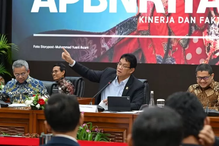 Menkeu Purbaya Yudhi Sadewa saat di Konferensi Pers APBN KiTa  (Instagram/@menkeuri)