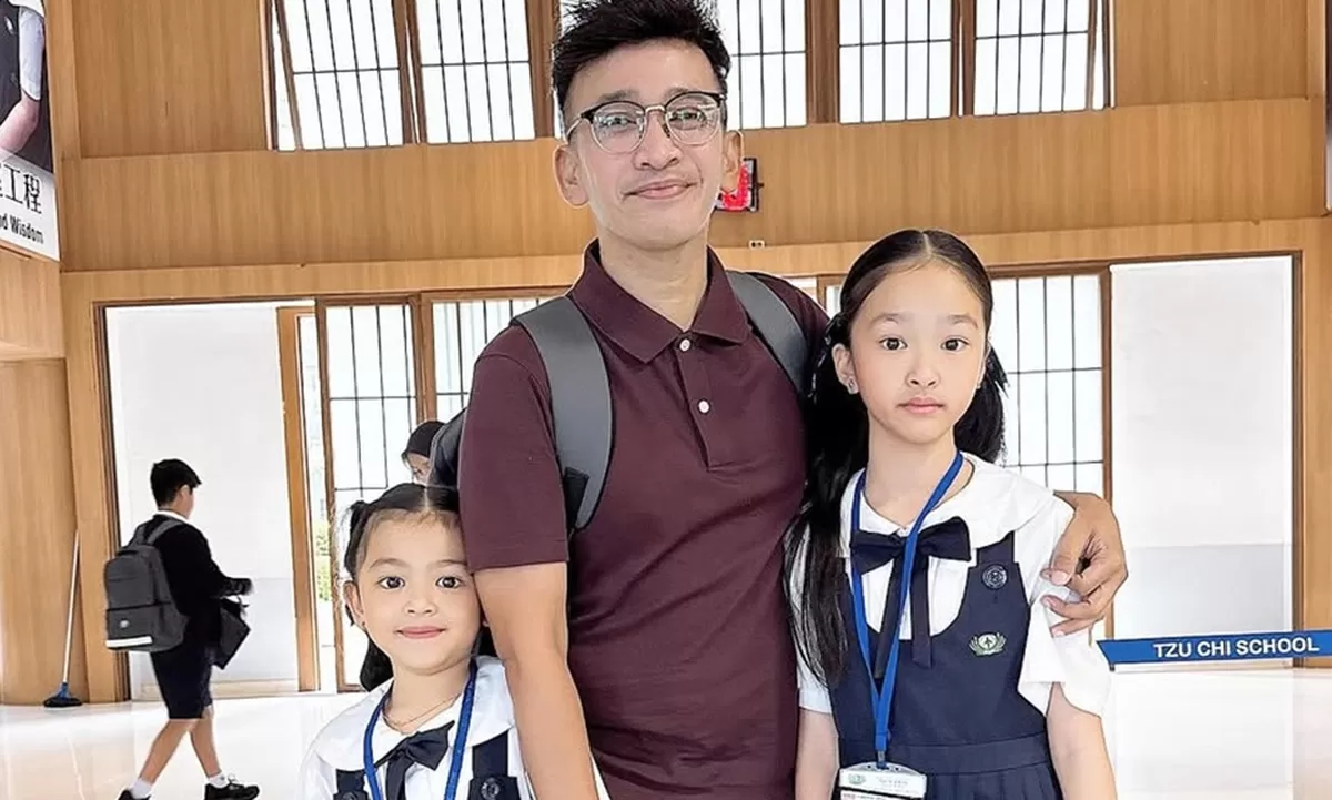 Potret Ruben Onsu kenang masa-masa antar anak sekolah, setelah kini jarang bertemu Thalia dan Thania pasca perceraiannya dengan Sarwendah (Instagram/ruben_onsu)