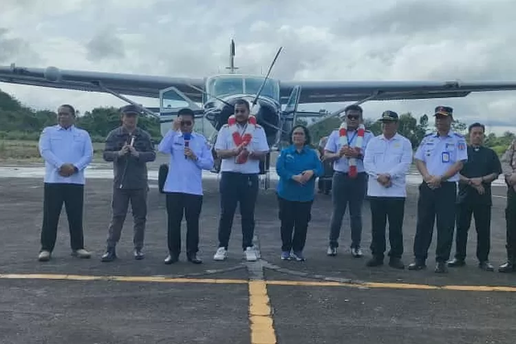 Smart Aviation Terbang Perdana di Murung Raya (Kalteng Lima)