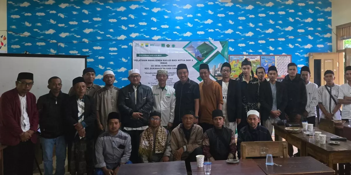 Foto Pelatihan Manajemen Masjid LTM PCNU Cianjur di Kecamatan Sukanagara (Foto: Dock Istimewa)