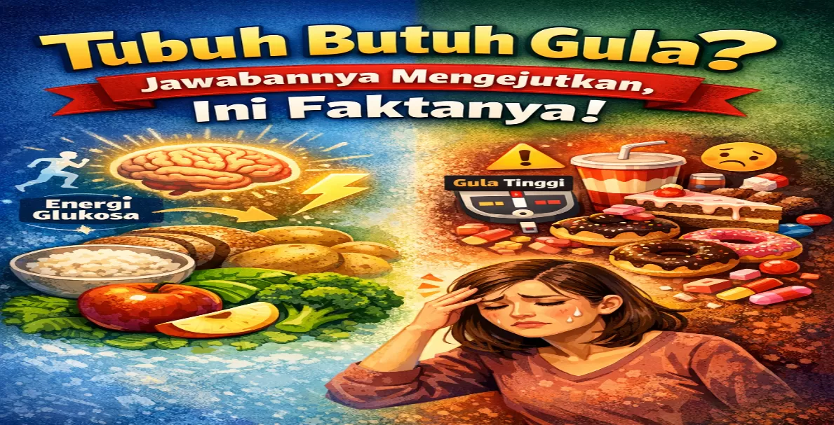 Apakah Benar Tubuh Butuh Gula?