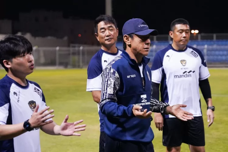 Timnas Indonesia Gelar Latihan Perdana di Bahrain, Ini Kata Pelatih Timnas Indonesia Shin Tae-yong (Foto/PSSI.)