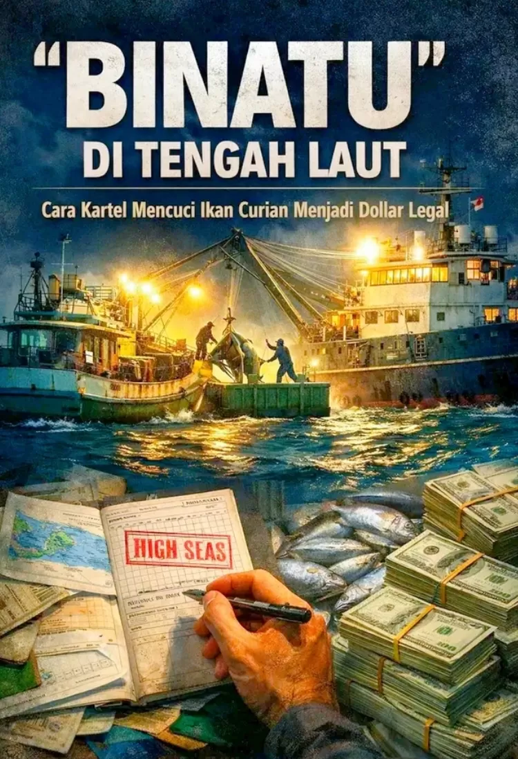 Ilustrasi Cara Kartel Cuci Ikan Ilegal
