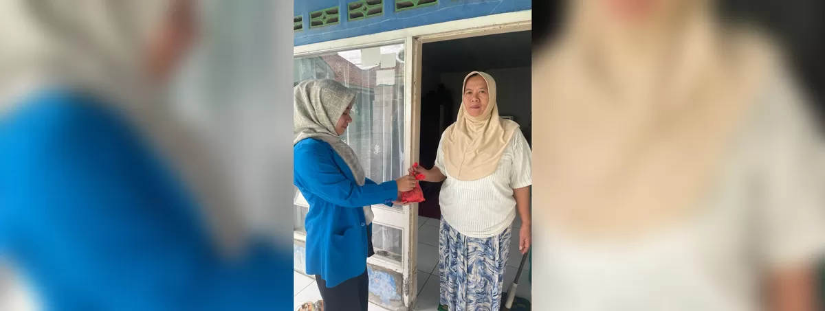 Ketua Bidang Keagamaan KOPRI PC PMII Cianjur, Siti Nurjamilah, selenggarakan kegiatan kurban. (FOTO: Ist)