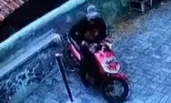 Viral!!! Terekam CCTV, Pencurian Motor Nekat Masuk Area Sekolah SDN Pasir Gunung Selatan 1
