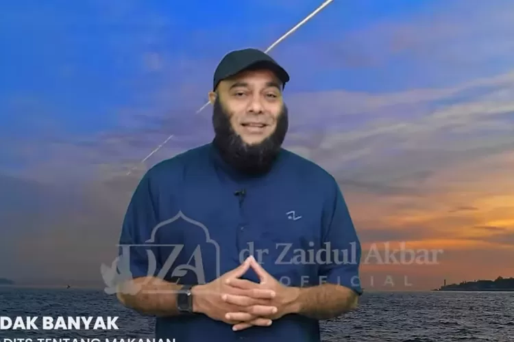 dr Zaidul Akbar (Tangkapan Layar YouTube dr Zaidul Akbar Official)