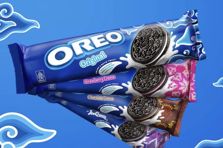 Oreo dengan motif batik (Instagram oreo_indonesia)