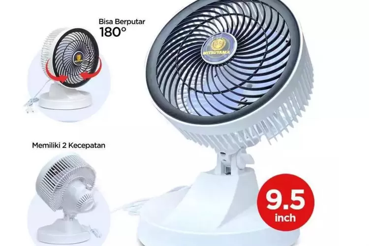 Murah, ini dia rekomendasi kipas angin dengan harga dibawah Rp100.000, yuk simak (Tokopedia)