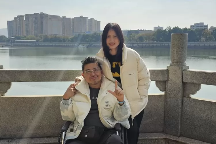 Mendiang Alvin Lim bersama istrinya (Foto: Gorajuara/ Instagram/ @alvinlim_official)