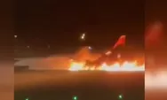 Pesawat Rusia Azimuth Airlines terbakar saat mendarat di Turki, 95 orang dievakuasi