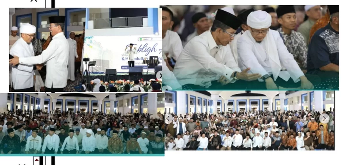 Acara Tabligh Akbar dan Halalbihalal digelar DPD AGPAII Kota Batam menghadirkan H Abdullah Gymnastiar atau Aa Gym.(Foto:Diskominfo Batam)