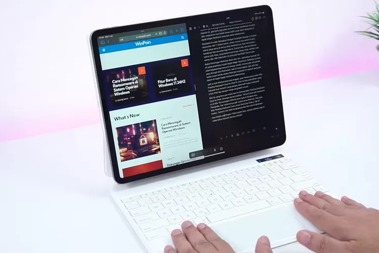 5 rekomendasi keyboard iPad terbaik untuk meningkatkan produktivitas Anda. Pilih yang sesuai dengan kebutuhan dan budget! (Tangkapan layar Youtube @KepoinTekno)