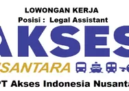 PT Akses Indonesia Nusantara Membuka Kesempatan Menduduki Posisi Legal Assistant