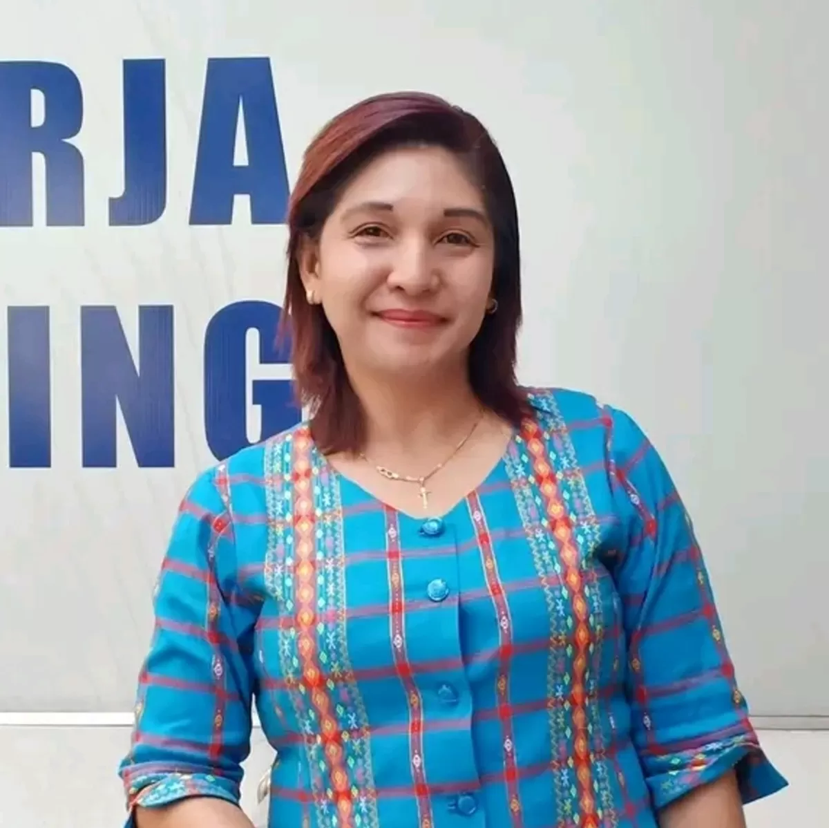 Kepala Bidang (Kabid) Ketenagakerjaan Dinas Tenaga Kerja, Transmigrasi, Koperasi dan UKM (Nakertranskop &amp; UKM) Manggarai Barat, Maria Agustina Ivony Burhan.  (Unggahan Facebook Ivony Burhan/status Whatsapp Emiliana Janggur)