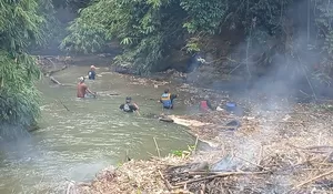 Curugan Wadonan Depok Menuju Destinasi Wisata, Puluhan Stakeholder Gotong-royong Bebersih Sampah