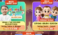 Jadwal Acara Mentari TV Selasa 18 Februari 2025, Simak  Tian Tian, Mumfie, Cipung Abubu,Oddbods, Pororo, Bioskop Keluarga Indonesia, Pokemon, Digimon