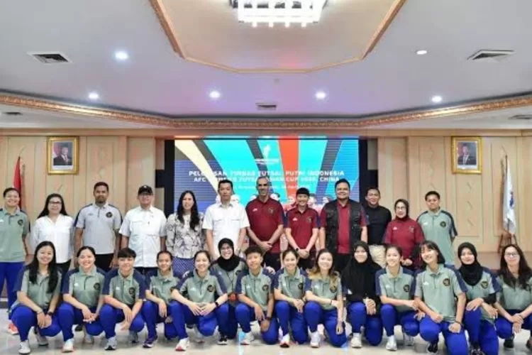 Dengan semangat juang tinggi, Timnas Futsal Putri Indonesia siap merebut gelar juara di AFC Women&rsquo;s Futsal Championship 2025! (www.rri.co.id)