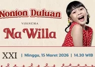 Film Na Willa Tayang Lebih Dulu di 22 Kota Indonesia, Tiket Jakarta Sold Out dan Sejumlah Kota Hampir Habis