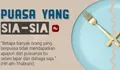 Tanpa Disadari Dosa Sepele yang Dapat Menghilangkan Pahala Puasa