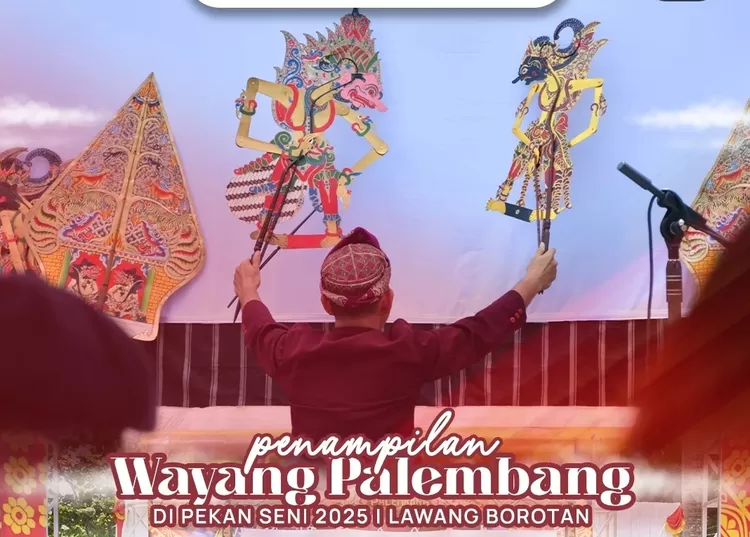 Wayang Palembang di Pekan Seni 2025 di Lawang Borotan