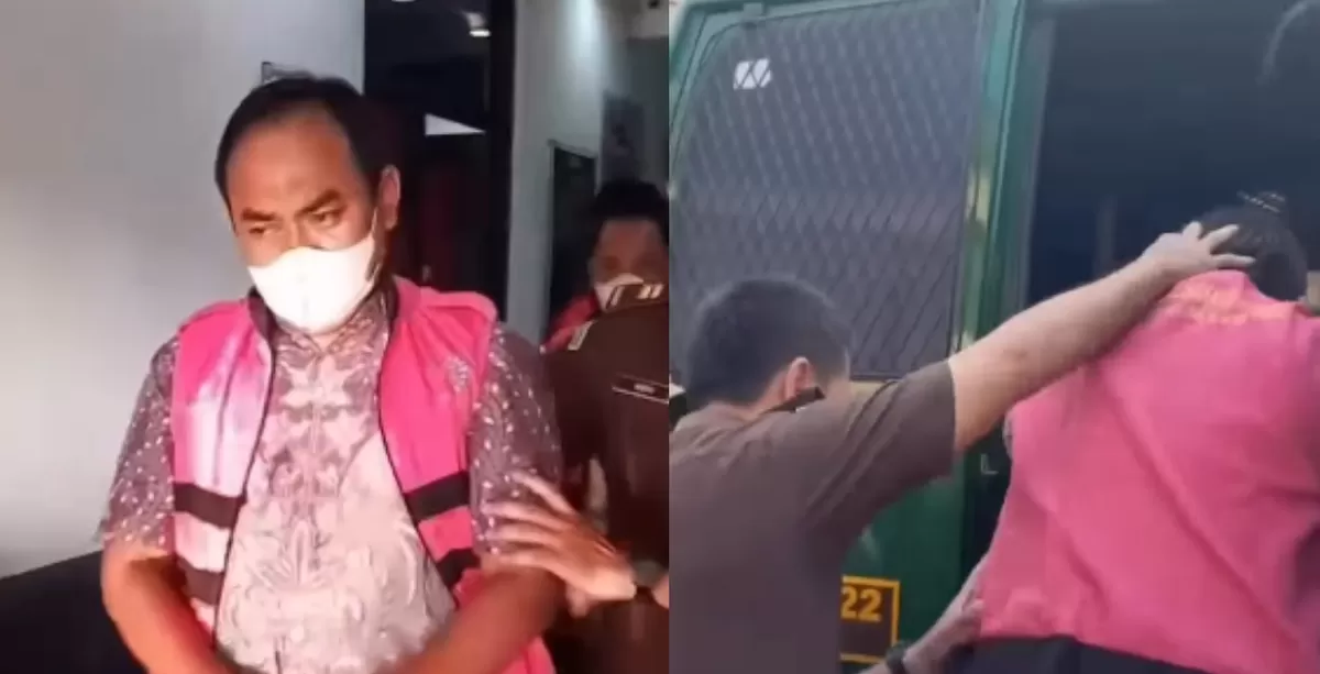 Kejaksaan Negeri (Kejari) Kabupaten Bekasi, menetapkan 3 orang pejabat Perusahaan Daerah Air Minum (PDAM) atau Perusahaan Umum Daerah (Perumda) Tirta Bhagasasi Bekasi, sebagai tersangka dugaan kasus korupsi. (Dok. IG @infobekasi)