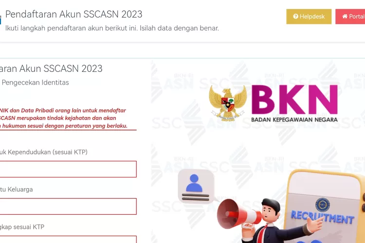 Pendaftaran CPNS Dan PPPK 2023 Di Sscasn.bkn.go.id Dibuka, Ini Berkas ...