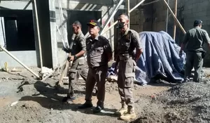 Satpol PP Depok Setop Dua Pembangunan Perumahan Ilegal di Pancoranmas dan Cipayung