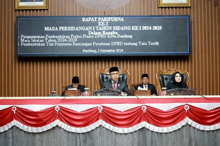 Rapat Paripurna DPRD Kota Bandung (Ist)