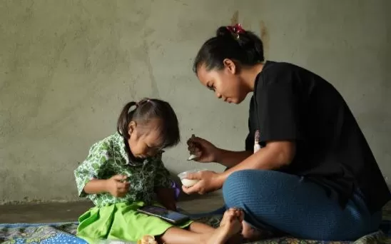 Program Makan Bergizi Gratis (MBG) di Kecamatan Mesuji Makmur, Kabupaten Ogan Komering Ilir (OKI), Sumatera Selatan, telah membawa perubahan. (Foto: ibenews.id/dok )