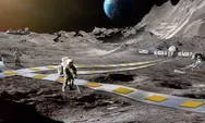 NASA Bakal Buat Jalur Kereta Api di Bulan Untuk Astronot, Rel Fleksibel Terbuat dari Lapisan Granit