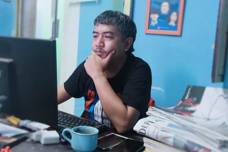 Pemimpin Redaksi Radar Depok, Fahmi Akbar (RADAR DEPOK)