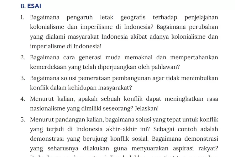 Kunci Jawaban IPS Kelas 8 Kurikulum Merdeka Halaman 219 Evaluasi: Cara ...