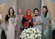 Pangling! Penampilan terbaru 4 cucu cicit cantik keluarga Cendana di ultah Titiek Soeharto, Ari Sigit punya mantu bule