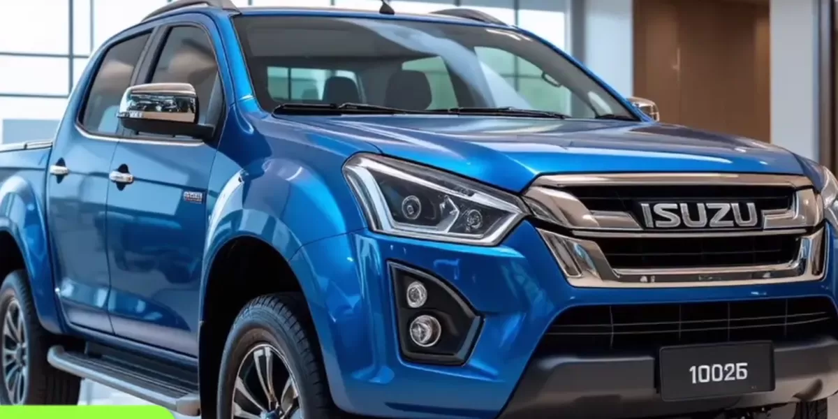 Isuzu D-Max 2026 Blue Shiny Metallic Edition. (Tangkapan layar youtube@AutoNasia)