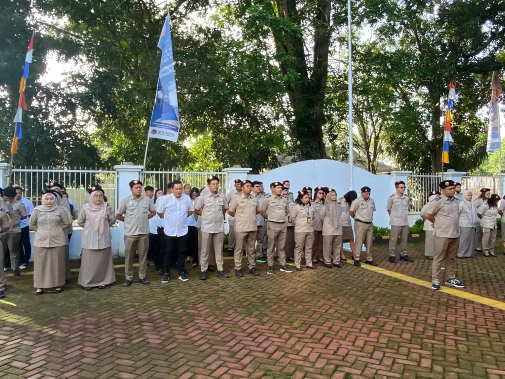 Apel Pagi Kantor Pertanahan Kabupaten Langkat, Perkuat Disiplin dan Komitmen Pelayanan (Lie/ATR/BPN)