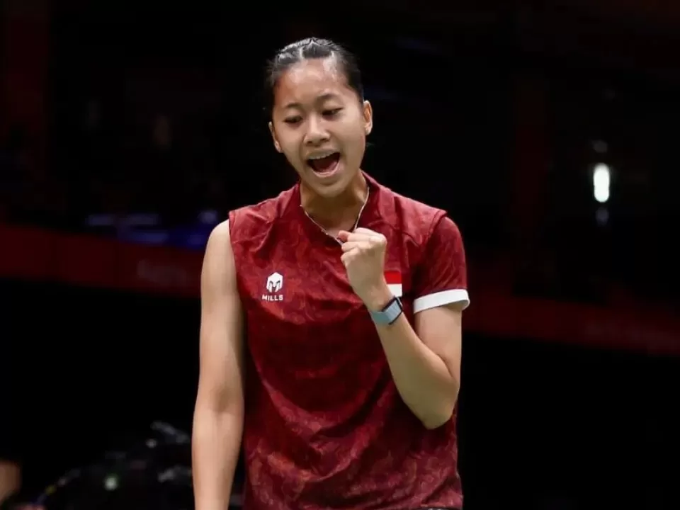 Ana/Fadia mengalahkan Hsu/Hu 21-19, 21-6 pada perempat final Asian Games 2026. Indonesia menang 3-1 dan melaju ke semifinal.  (inspiratifonline.com/dok. Istimewa)