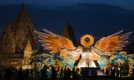 Sunflower Angel Pikat Ribuan Pengunjung di Candi Warisan Dunia Prambanan