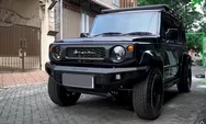 Modifikasi Suzuki Jimny Full Black Glossy: Tampil Lebih Gagah dari Toyota Innova dan Toyota Fortuner, Interior Mewah & Suspensi Anti Limbung