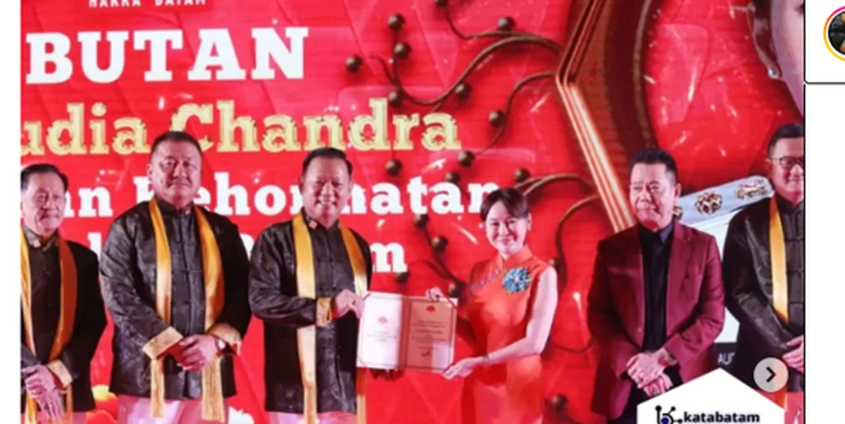 Wakil Walikota Batam Li Claudia Chandra saat menghadiri peringatan HUT ke-11 PHIS Kota Batam dan HUT Ke-6 Yayasan Hakka Batam. (Foto:Diskominfo Batam)