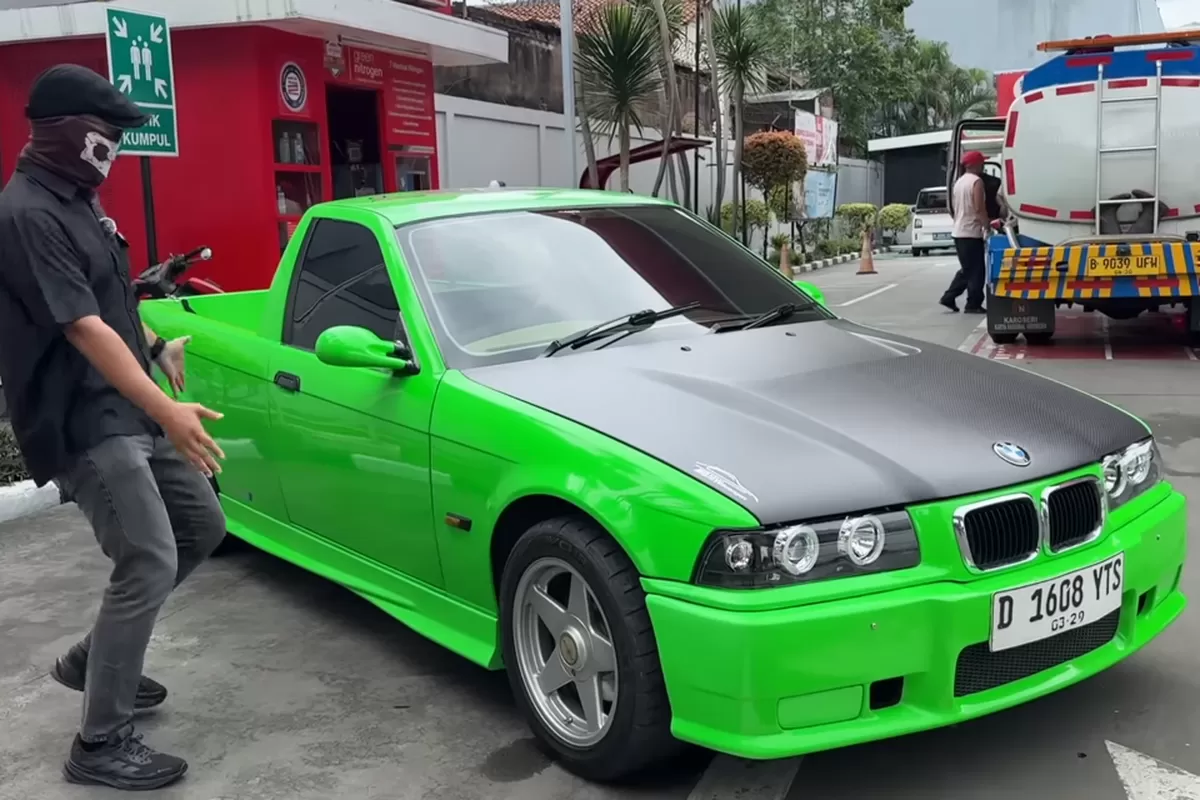 Modifikasi BMW E36 1994: Jadi Sorotan dari Sedan Berubah Pikap ...