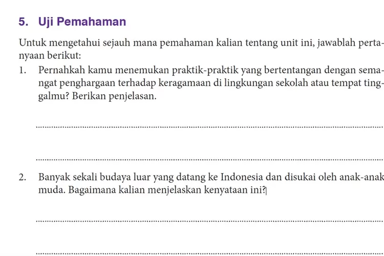 KUNCI Jawaban PKN Kelas 10 SMA Kurikulum Merdeka Halaman 162 Uji ...