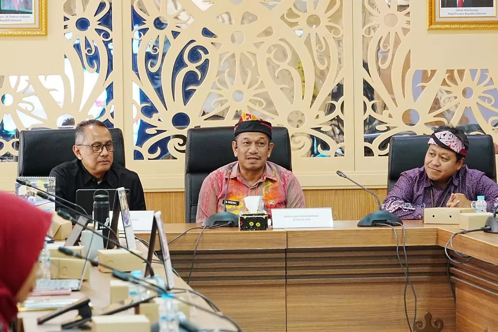 Rakor TPAKD di Kantor Gubernur Kaltara. 