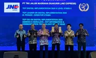 JNE Borong Tiga Penghargaan di Ajang TOP Digital Awards 2025